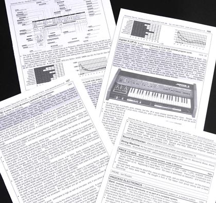 various-A-Z of Analogue Synthesisers set